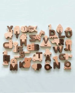 Vendor-unknown Ultimate Wooden Alphabet Puzzle *New*