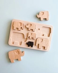 Bajo Wooden Elephant Puzzle & Stacker *New*