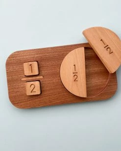 Odin Parker *New* Wooden Fraction Puzzle - Made In USA