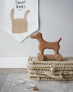 Outlet Handmade Wooden Dog Pull Toy Wooden Animals 7 Outlet Handmade Wooden Dog Pull Toy Wooden Animals