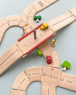 Plan Toys Wooden Road System Deluxe *New*