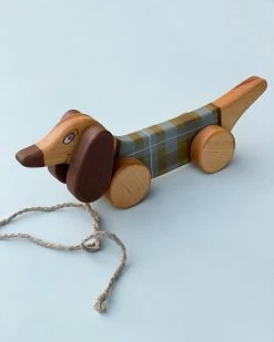 Friendly Toys Handmade Pull Along Dog Toy