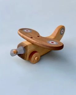 Friendly Toys *New* Handmade Wooden Airplane