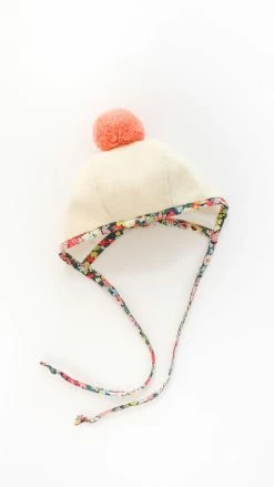 *New* Briar Baby Wild Poppy Pom Bonnet