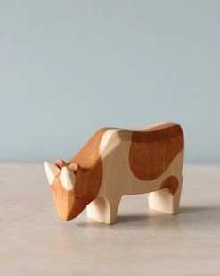 *New* Brin D'Ours | Handmade Spotted Brown Cow Set