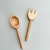 Tateplota Handmade Wooden Fork & Spoon *New* 1 Tateplota Handmade Wooden Fork & Spoon *New*