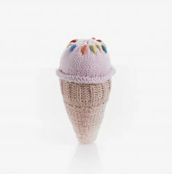 Pebble *New* Handmade Ice Cream Rattle