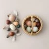 A Dozen Wooden Bird Eggs - Moon Picnic