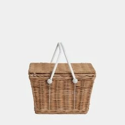 Odin Parker Picnic Bread Basket *New* 11 Odin Parker Picnic Bread Basket *New*