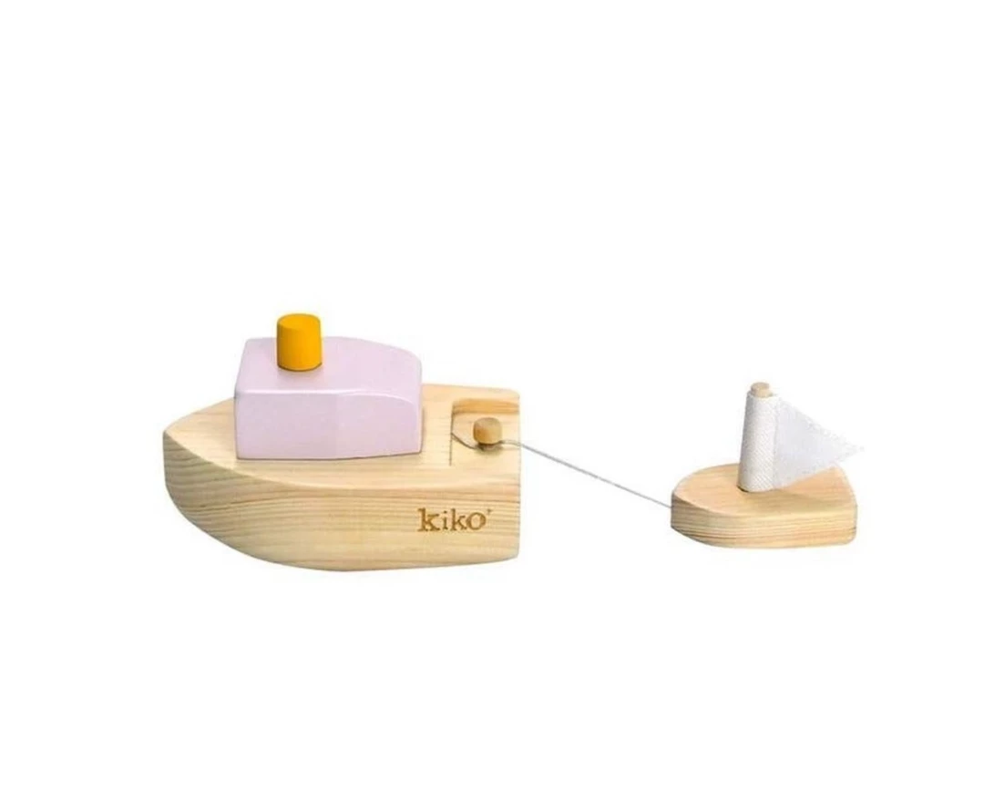 Kiko & GG Wind-up Wooden Bath Boat *New* 8 Kiko & GG Wind-up Wooden Bath Boat *New*