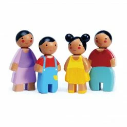 Plan Toys *New* Wooden Doll Family