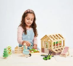 Tender Leaf Toys *New* Greenhouse And Garden Set