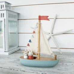 Tender Leaf Toys *New* Wooden Sail Boat