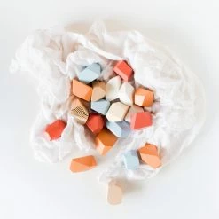 Rock Blocks | 16-Piece Stacking Wooden Rocks