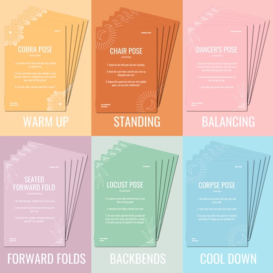 Odin Parker Kids Yoga Cards *New* 5 Odin Parker Kids Yoga Cards *New*