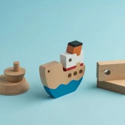 Animi *New* Handmade Wooden Boat Stacker