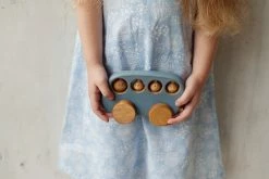 Friendly Toys Handmade Wooden Bus Toy *New*