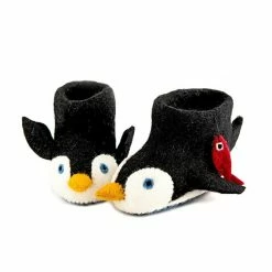 Odin Parker *New* Handmade Wool Penguin Slippers