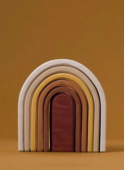 *New* Raduga Grez Handmade Wooden Oval Rainbow Stacker