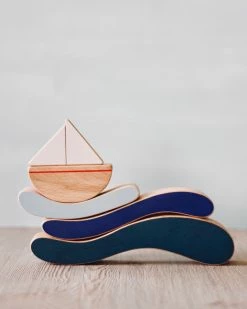 The Wandering Workshop Boat And Waves Stacking Toy *New*