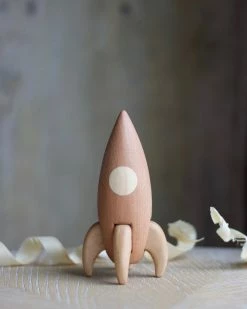 Tateplota *New* Handmade Wooden Rocket