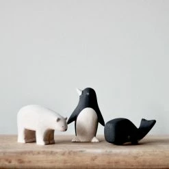 T-Lab Handmade Tiny Wooden Arctic Animals