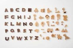 Vendor-unknown Ultimate Wooden Alphabet Puzzle *New*