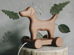 Outlet Handmade Wooden Dog Pull Toy Wooden Animals 8 Outlet Handmade Wooden Dog Pull Toy Wooden Animals