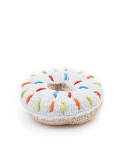 Pebble *New* Handmade Donut Rattle