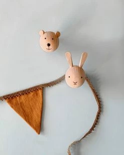 Vendor-unknown Wooden Mini Animal Wall Hook *New*