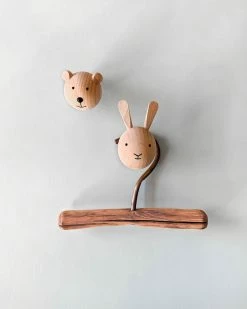 Vendor-unknown Wooden Mini Animal Wall Hook *New*