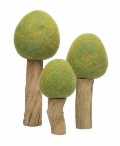 Papoose *New* Handmade Wood & Felt Trees 7 Papoose *New* Handmade Wood & Felt Trees