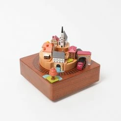Wooderful Life Wooden Train Music Box - European Town *New*